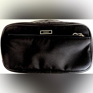 Coach Charcoal Men's Toiletry Bag